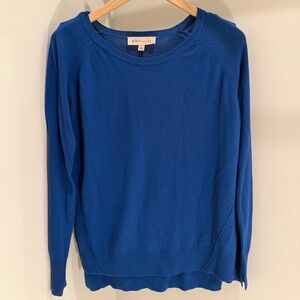 Philosophy Vibrant Blue Long Sleeve Sweater - Size Small